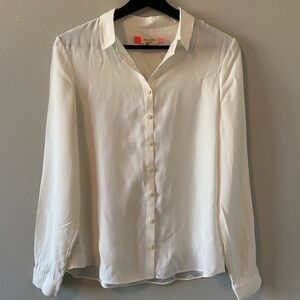 Ted Baker - off white silk top